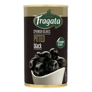 Oliu Đen Tây Ban Nha Tách Hạt, Spanish Olives Pitted Black, Category Select (350g) - FRAGATA