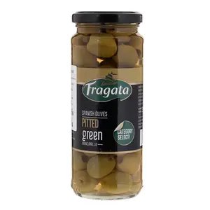 Oliu Xanh Trái Nhỏ Tách Hạt, Spanish Olives, Pitted Green Manzanilla, Category Select (335g) - FRAGATA
