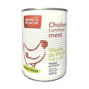 Thịt Gà Hộp, Chicken Luncheon Meat, Halal Meat (400g) - JEAN FLOC'H