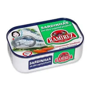 Cá Mòi Ngâm Dầu Vị Cay, Spiced Sardines In Vegetable Oil (125g) - RAMIREZ