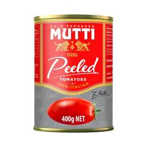 Cà Chua Nguyên Trái Lột Vỏ, Pelati, Parma Peeled Tomatoes in Tomato Juice (400g) - MUTTI