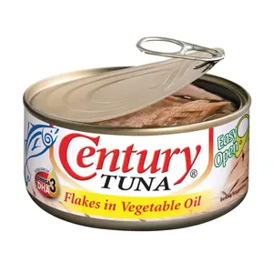 Cá Ngừ Xắt Lát Ngâm Dầu Thực Vật, Tuna Flakes in Vegetable Oil (170g) - CENTURY TUNA