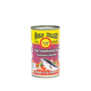 Cá Thu Sốt Cà Chua, Mackerel in Tomato Sauce (155g) - GOLD BRAND