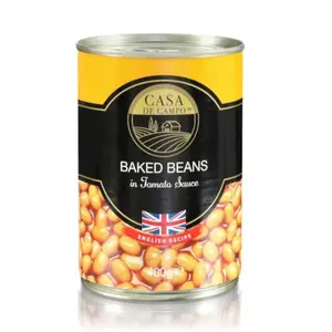 Đậu Sốt Cà Chua, Baked Beans in Tomato Sauce, English Recipe (400g) - CASA DE CAMPO