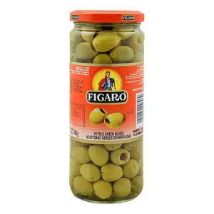 Oliu Xanh Tây Ban Nha Tách Hạt, Spanish Green Olives Pitted (340g) - FIGARO