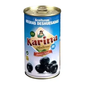 Oliu Đen Tách Hạt, Pitted Black Olives, Aceitunas Negras Deshuesadas (350g) - KARINA