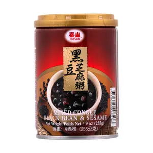 Chè Đậu Đen Mè Ăn Liền, Mixed Congee Black Bean & Sesame, 9 oz (255g) - TAISUN