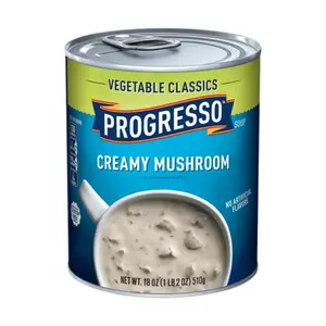 Súp Kem Nấm, Creamy Mushroom, Guten Free, 18 oz (510g) - PROGRESSO