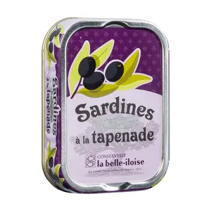 Cá Mòi Sốt Oliu, Sardines a la Tapenade (115g) - LA BELLE-ILOISE