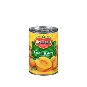 Đào Cắt Nửa Trái Ngâm Siro, Fresh Cut Peach Halves, Yellow Peaches in Syrup, 15.25 oz (420g) - DEL MONTE