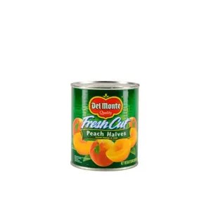 Đào Cắt Nửa Trái Ngâm Siro, Fresh Cut Peach Halves, Yellow Peaches in Syrup, 29 oz (825g) - DEL MONTE