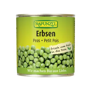 Đậu Hà Lan Hữu Cơ, Erbsen, Organic Peas (340g) - RAPUNZEL