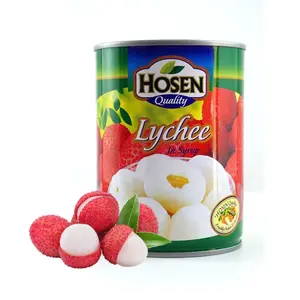 Vải Ngâm Siro, Lychee in Syrup (565g) - HOSEN