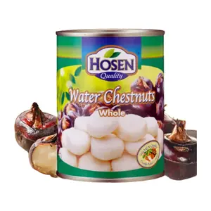 Củ Năng Đóng Lon, Water Chestnuts Whole (565g) - HOSEN