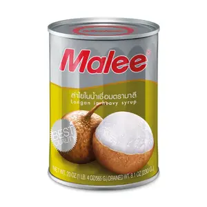 Nhãn Ngâm Nước Đường, Longan in Heavy Syrup, 20 oz (565g) - MALEE