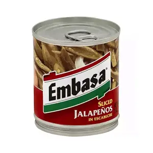 Ớt Ngâm Cắt Lát, Sliced Jalapenos in Escabeche, 7 oz (198g) - EMBASA