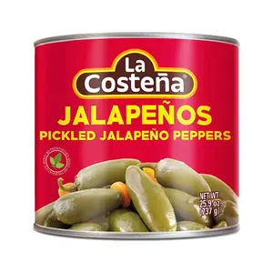 Ớt Nguyên Trái Ngâm, Jalapenos, Green Pickled Jalapeno Peppers, 26 oz (737g) - LA COSTENA