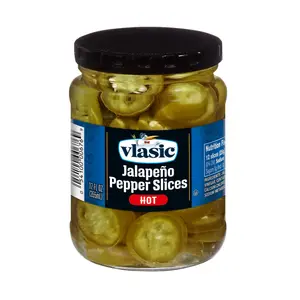Ớt Cắt Ngâm Cay, Jalapeno Pepper Slices, Hot, 12 fl oz (355ml) - VLASIC