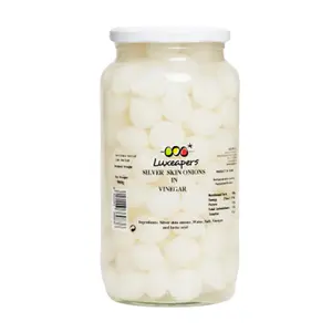 Hành Trắng Ngâm, Silver Skin Onions (360g) - LUXEAPERS