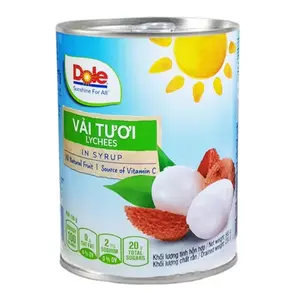 Vải Tươi Ngâm Siro, Whole Lychees in Syrup (565g) - DOLE
