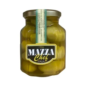 Oliu Xanh Ngâm Nước Muối, Chef, Green Olives Bella di Cerignola (310g) - MAZZA ALIMENTARI