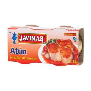 Cá Ngừ Sốt Cà Chua, Atún en Salsa de Tomate, 2 Phần (160g) - JAVIMAR