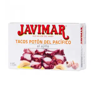 Râu Mực Đại Dương Cắt Lát Sốt Tỏi, Tacos Potón del Pacífico al Ajillo (115g) - JAVIMAR