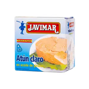 Cá Ngừ Vây Vàng Ngâm Dầu Hướng Dương, Yellowfin Tuna in Sunflower Oil (80g) - JAVIMAR