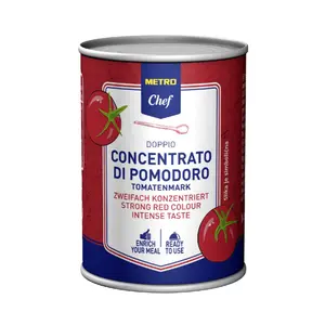 Cà Chua Nghiền Nhão, Double Concentrated Tomato Paste (140g) - METRO CHEF