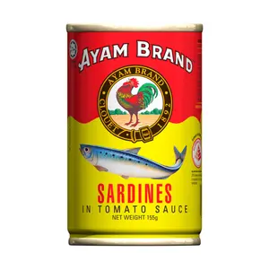 Cá Trích Sốt Cà Chua, Sardines in Tomato Sauce (155g) - AYAM BRAND