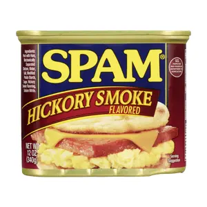 Thịt Hộp Xông Khói, Spam, Hickory Smoke Flavored, 12 oz (340g) - HORMEL FOODS