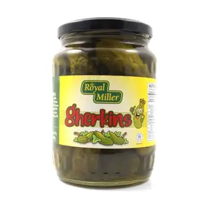 Dưa Leo Muối Ngâm Giấm, Premium Quality Gherkins (680g) - ROYAL MILLER