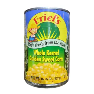Bắp Ngọt Nguyên Hạt, Whole Kernel Golden Sweet Corn, 15.25 oz (432g) - FRIEL'S