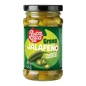 Ớt Jalapeno Ngâm Xắt Lát, Green Jalapeno Slices (225g) - POCO LOCO
