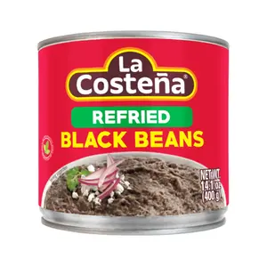Đậu Đen Nghiền, Refried Black Beans, 14.1 oz (400g) - LA COSTENA
