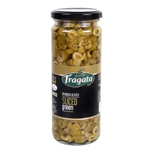 Oliu Xanh Tây Ban Nha Cắt Lát, Spanish Olives Sliced Green (340g) - FRAGATA