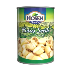 Hạt Sen Ngâm Siro, Lotus Seeds in Syrup (440g) - HOSEN