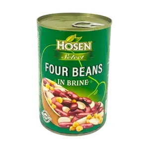 Hỗn Hợp 4 Loại Đậu Ngâm Nước Muối, Four Beans in Brine (400g) - HOSEN