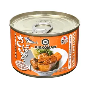 Cá Saba Đóng Hộp, 100% Japanese Saba, Sukiyaki Taste (160g) - KIKKOMAN