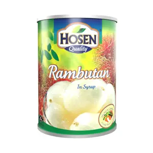 Chôm Chôm Ngâm Siro, Rambutan in Syrup (565g) - HOSEN