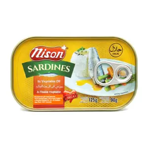 Cá Trích Ngâm Dầu Thực Vật, Sardines in Vegetable Oil (125g) - NISON