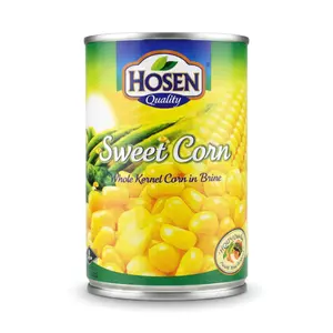 Bắp Ngọt Nguyên Hạt Ngâm Nước Muối, Sweet Corn, Whole Kernel Corn in Brine (400g) - HOSEN