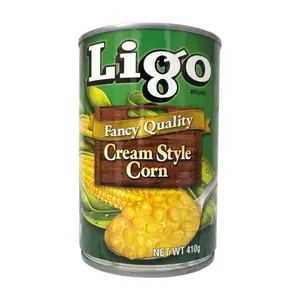 Bắp Kem Đóng Lon, Fancy Quality, Cream Style Corn (410g) - LIGO