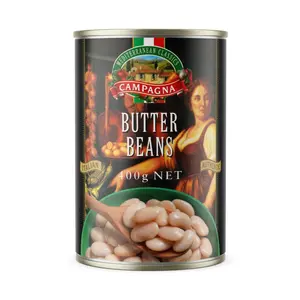 Đậu Bơ, Butter Beans (400g) - CAMPAGNA