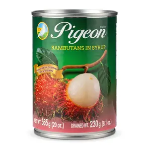 Chôm Chôm Ngâm Nước Đường, Rambutans in Syrup, 20 oz (565g) - PIGEON