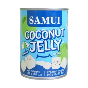 Thạch Dừa Ngâm Siro, Coconut Jelly in Syrup, 20 oz (565g) - SAMUI