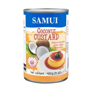 Custard Thuần Chay Từ Dừa, Coconut Custard, Dairy Free Baking Alternative, 14 oz (400g) - SAMUI