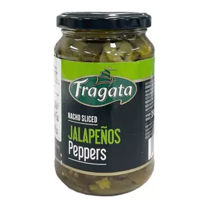 Ớt Jalapeno Cắt Lát Ngâm, Nacho Sliced Jalapenos Peppers (350g) - FRAGATA