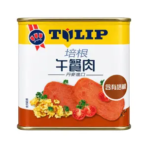 Thịt Heo Hộp, Pork Luncheon Meat with Bacon (340g) - TULIP