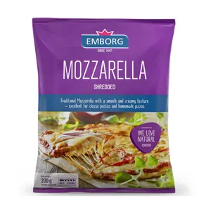 Phô Mai Bào Sợi, Mozzarella, Shredded (200g) - EMBORG